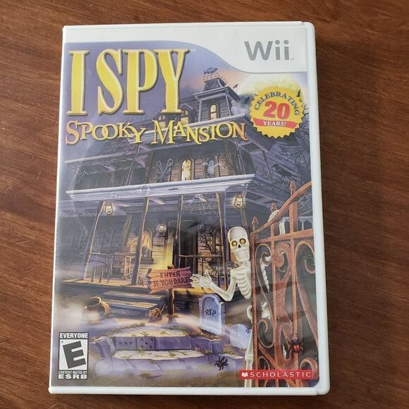 I Spy Spooky Mansion Nintendo Wii 2010 video game complete tested works - Picture 1 of 5